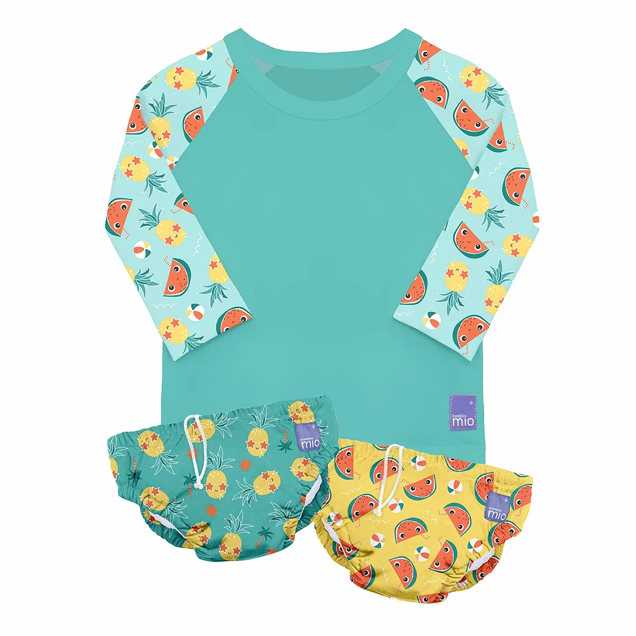 Bambino Mio Set Nuoto Combo Top Nuoto e Costumino Contenitivo