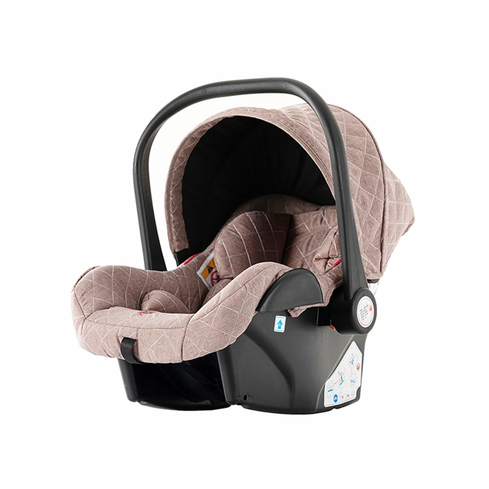 Nine point nine Trio Passeggino Neonati 3 in 1 con Telaio in Alluminio V9 Khaki