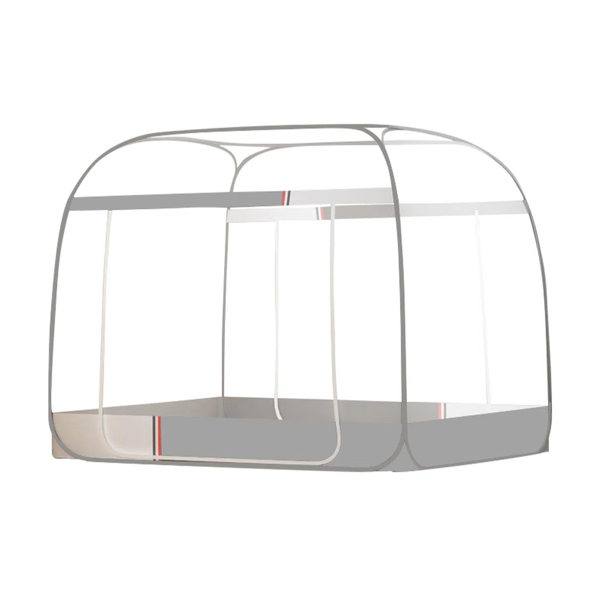 Rete pop-up per zanzare, baldacchino, pieghevole, tenda da letto, rete di grandi dimensioni anti zanzare, tenda da campeggio con fondo per pavimento del letto, campeggio, viaggi, facile da montare,