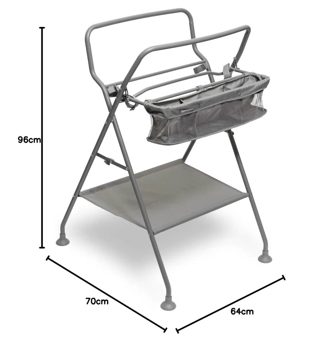 Twistshake Supporto pieghevole per vasca da bagno per bambini con scomparti di stoccaggio e tubo di scarico senza fuoriuscite | Supporto ergonomico leggero e resistente per vasca | Piedini antiscivolo