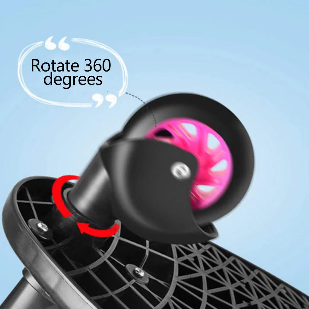 Piattaforma Passeggino con Sedile Monopattino Carrello Rimovibile e Assemblabile (Rosa)