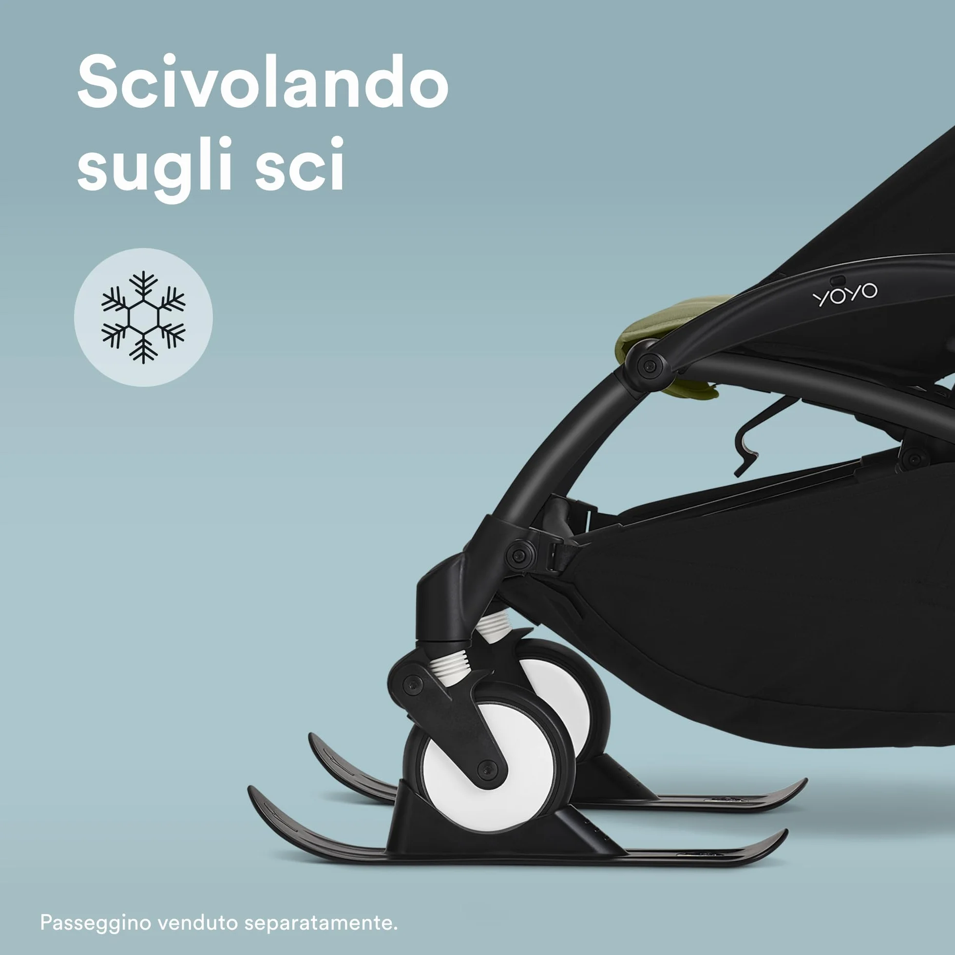 Sci Stokke YOYO - Passeggino per neve con borsa protettiva