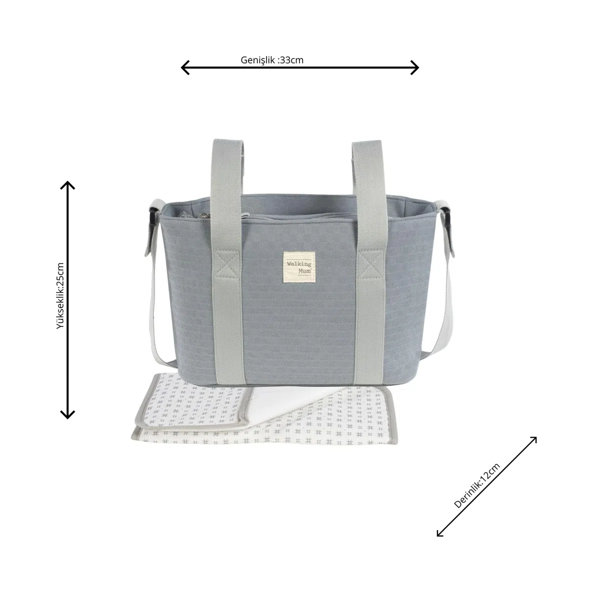 Walking Mum Crossbody Eco Mum Cloud