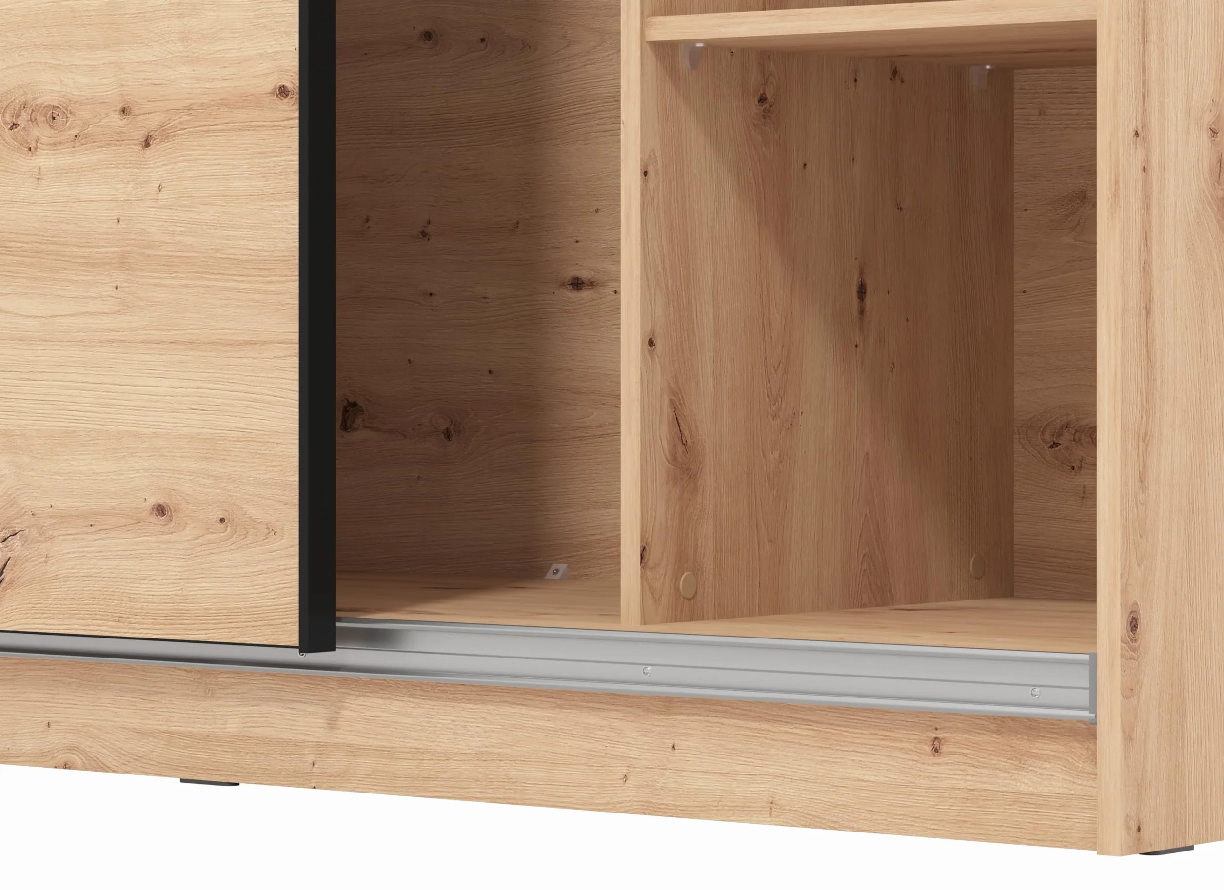 AVANTI TRENDSTORE Calvello Armadio con ante scorrevoli in legno laminato 217x210x62,5 cm
