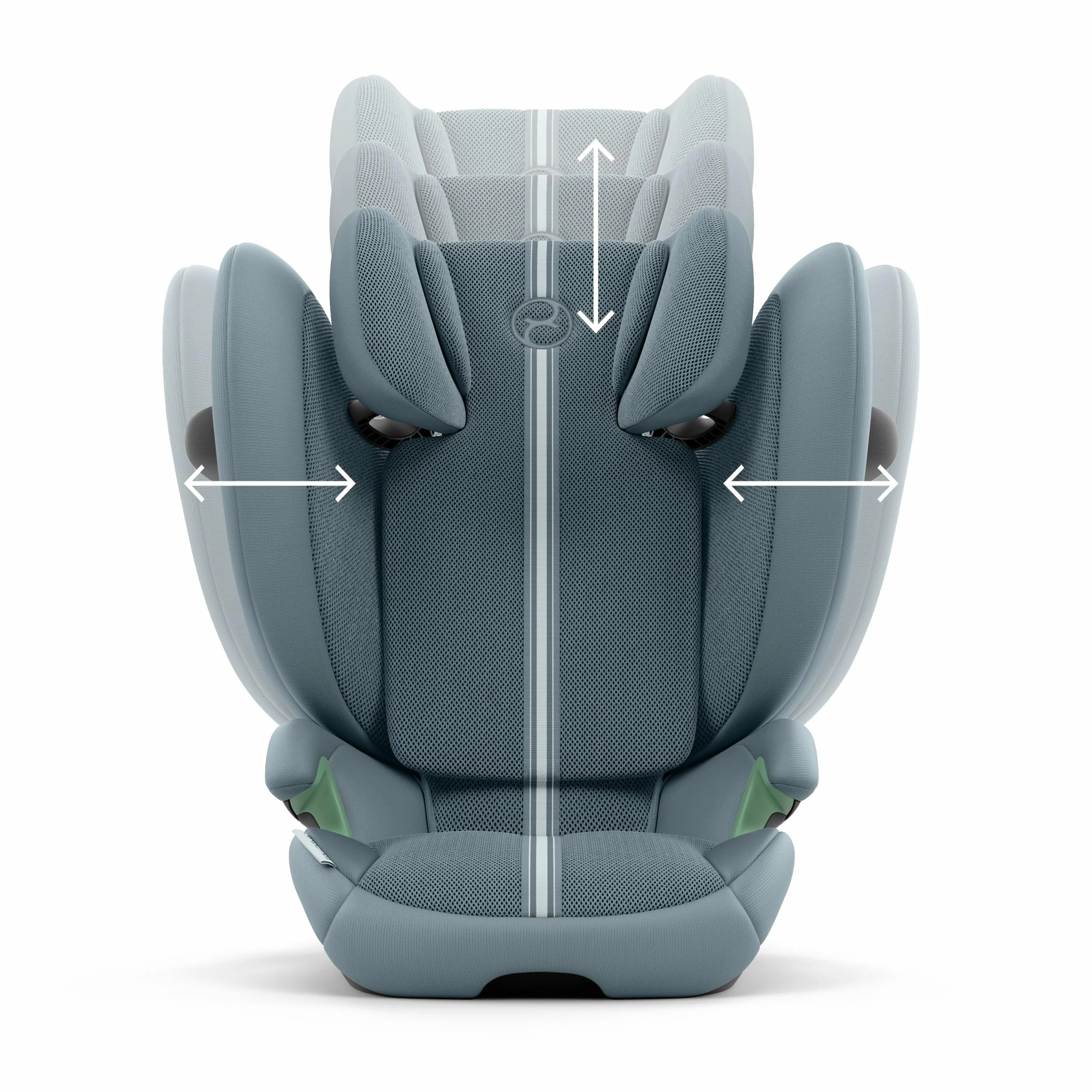 Cybex Solution G2 Plus/Stormy Blue-light blue PU1, Blu tempestoso, Soluzione G2, Plus