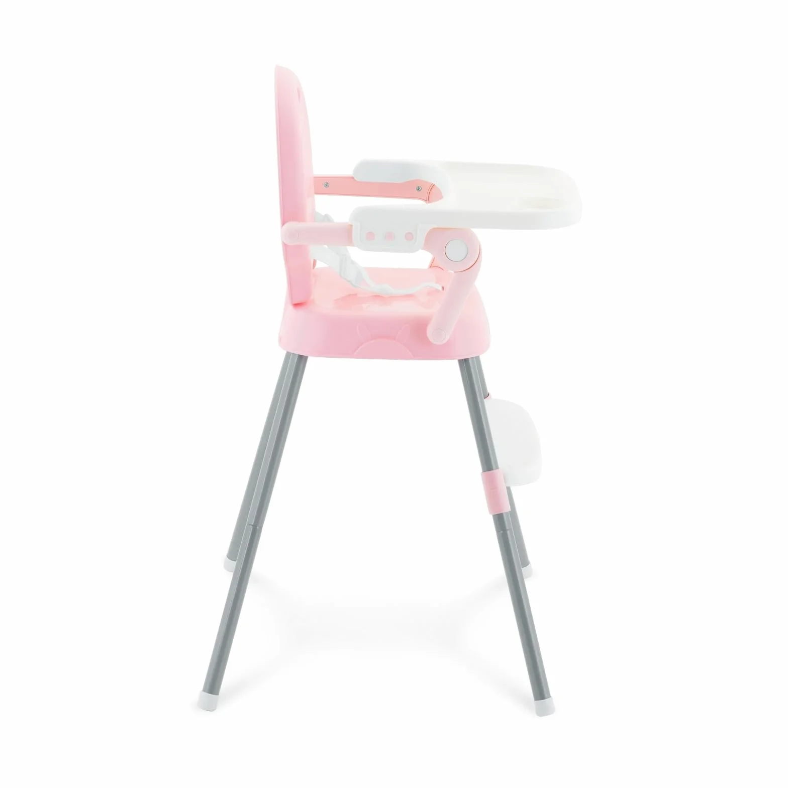 KikkaBoo Spoony Seggiolone pappa 3in1 Evolutivo pieghevole Fino a 36 mesi Rosa