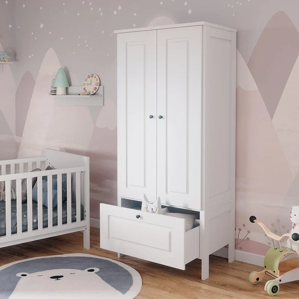 VitaliSpa Guardaroba per bambini Ajaton Bianco 83.3 x 187 cm