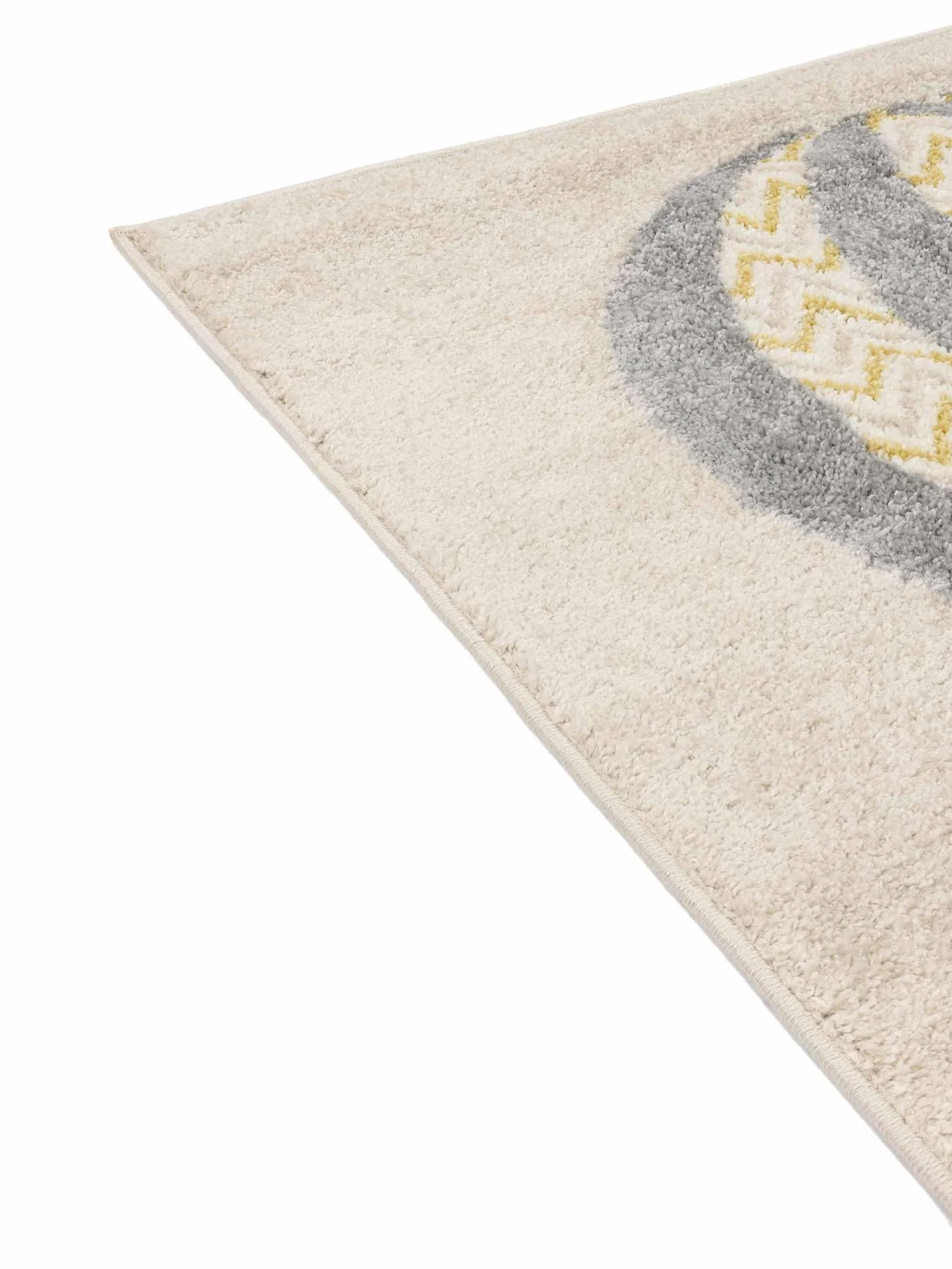 RugVista Balloon Ride, Tappeto per bambini, Moderni Bambini, 100 x 160 cm, Rettangolare, Pelo medio, Cameretta, Lavabile solo a secco, Senza sostanze chimiche pericolose, Beige/Blu