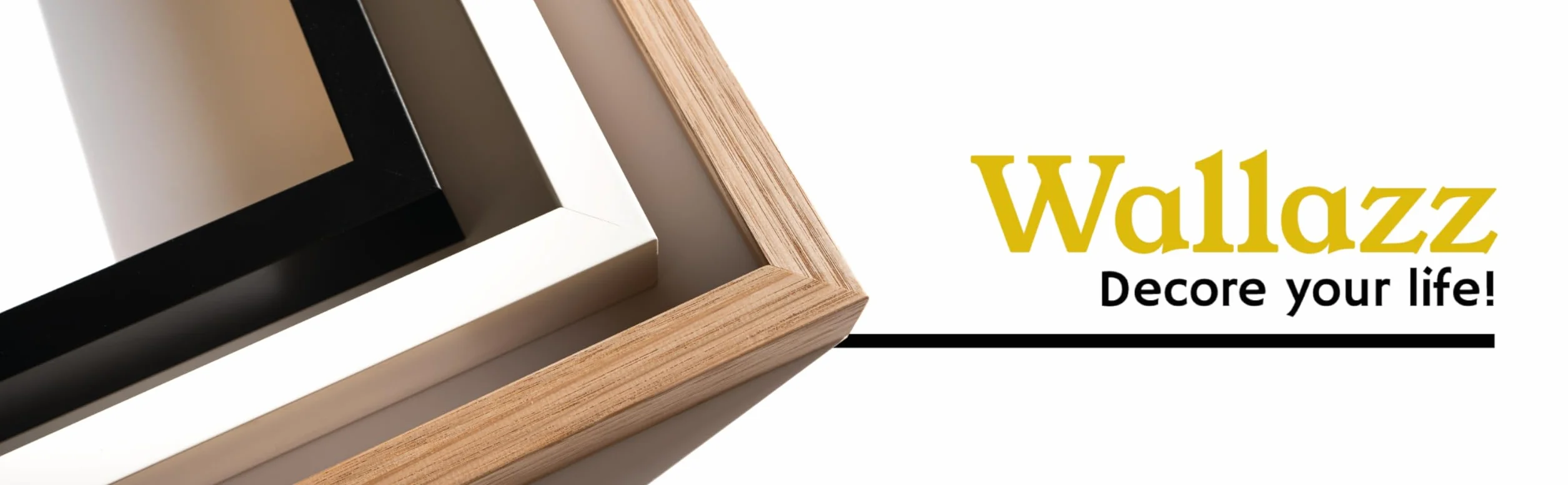 Wallazz Cornice Portafoto in Legno 29,7x42cm A3 Bianco. Cornice per Foto con Vetro Sintetico Infrangibile - Porta Foto Decorativo - Made in Italy