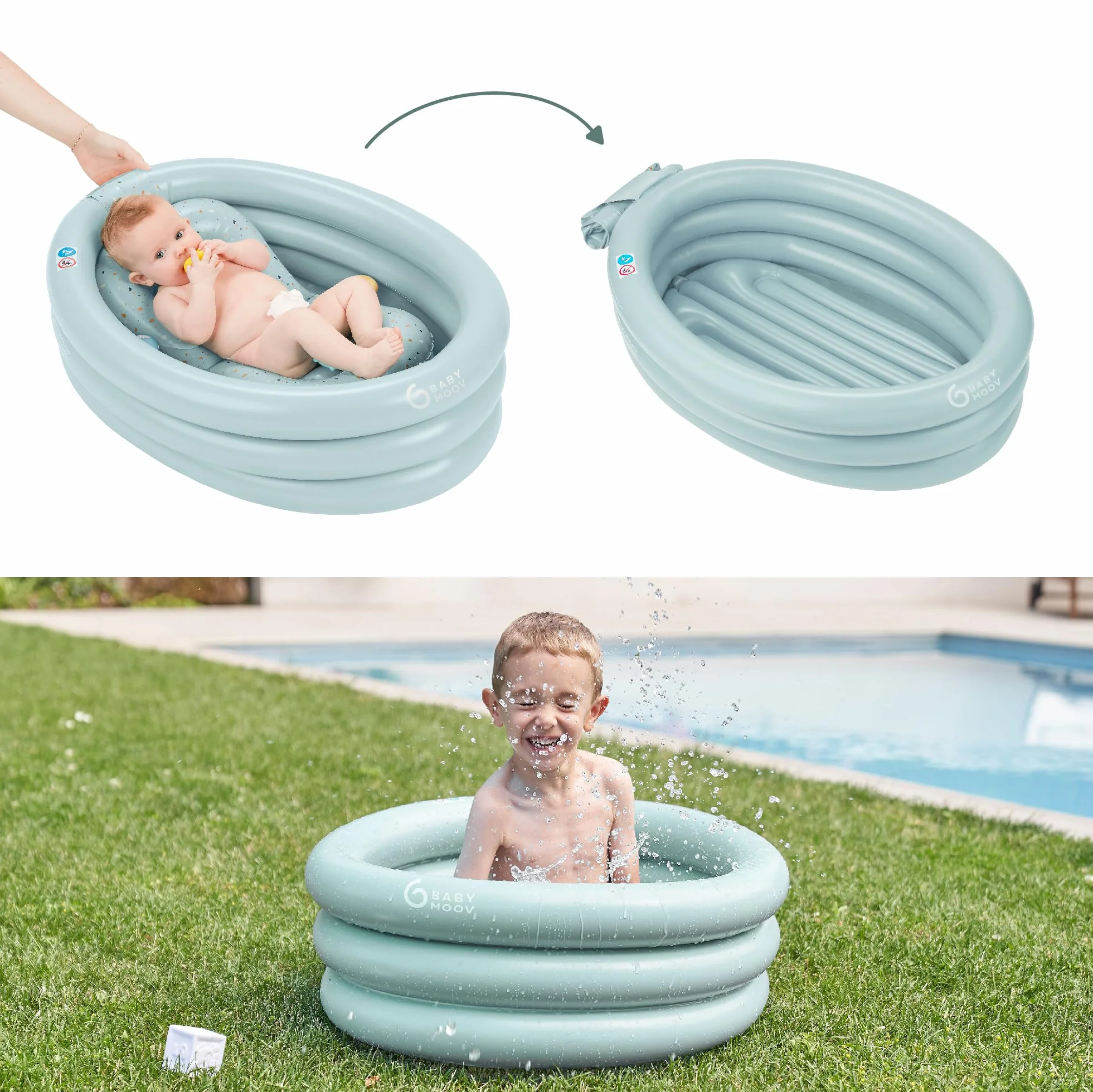 Babymoov Vaschetta gonfiabile evolutiva AQUADOTS