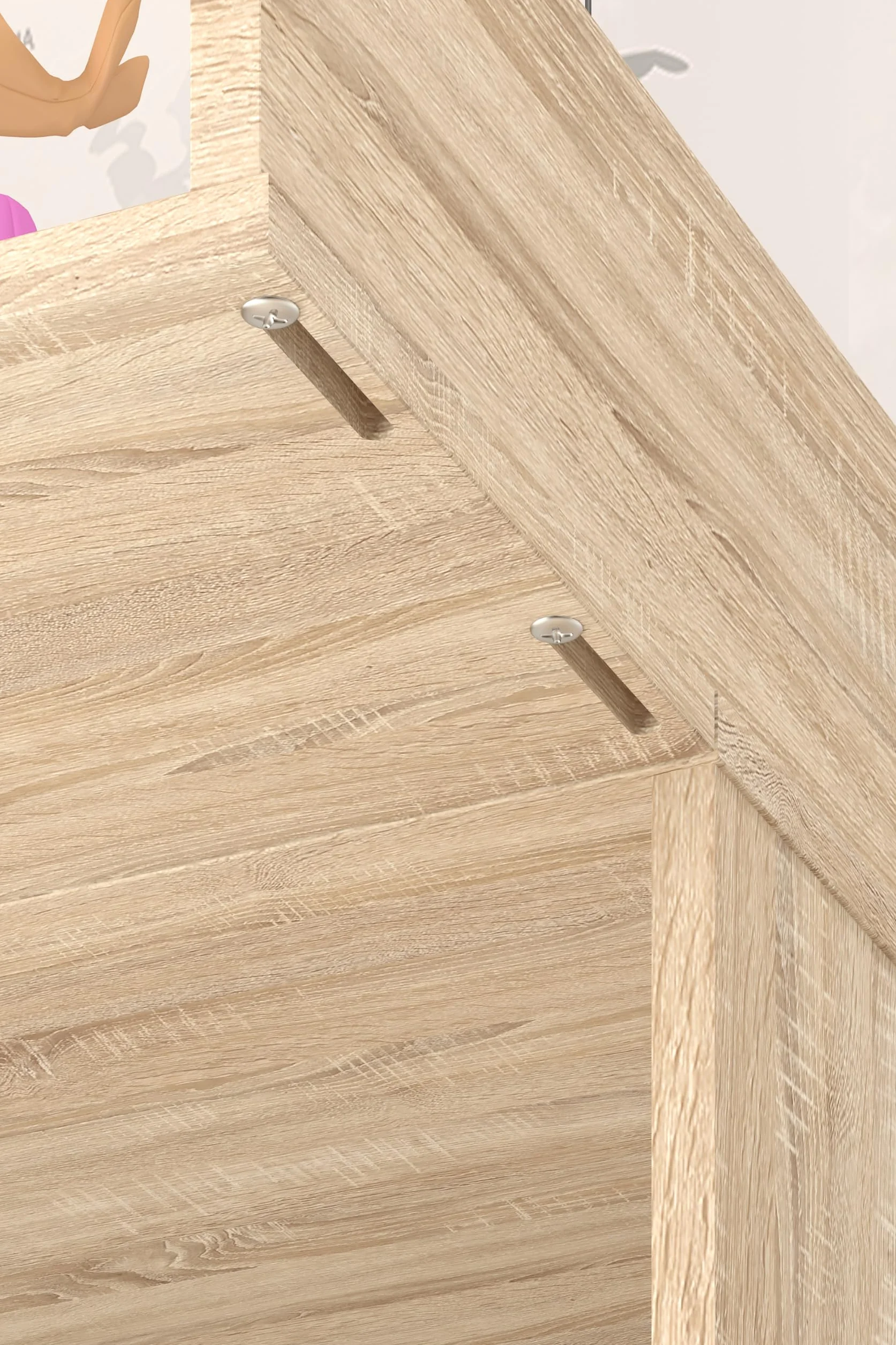 Shefa Kids Fasciatoio 800 do komody Ikea MALM HEMNES NORDLI Rovere