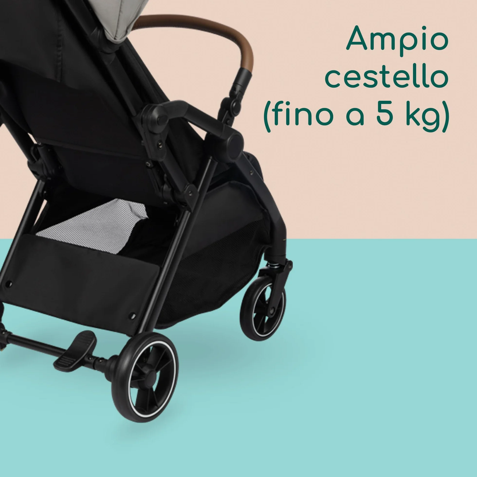Bebeconfort Sunlite Passeggino leggero reclinabile pieghevole bambini 0-4 anni 22 kg 7,2 kg Tinted Grey
