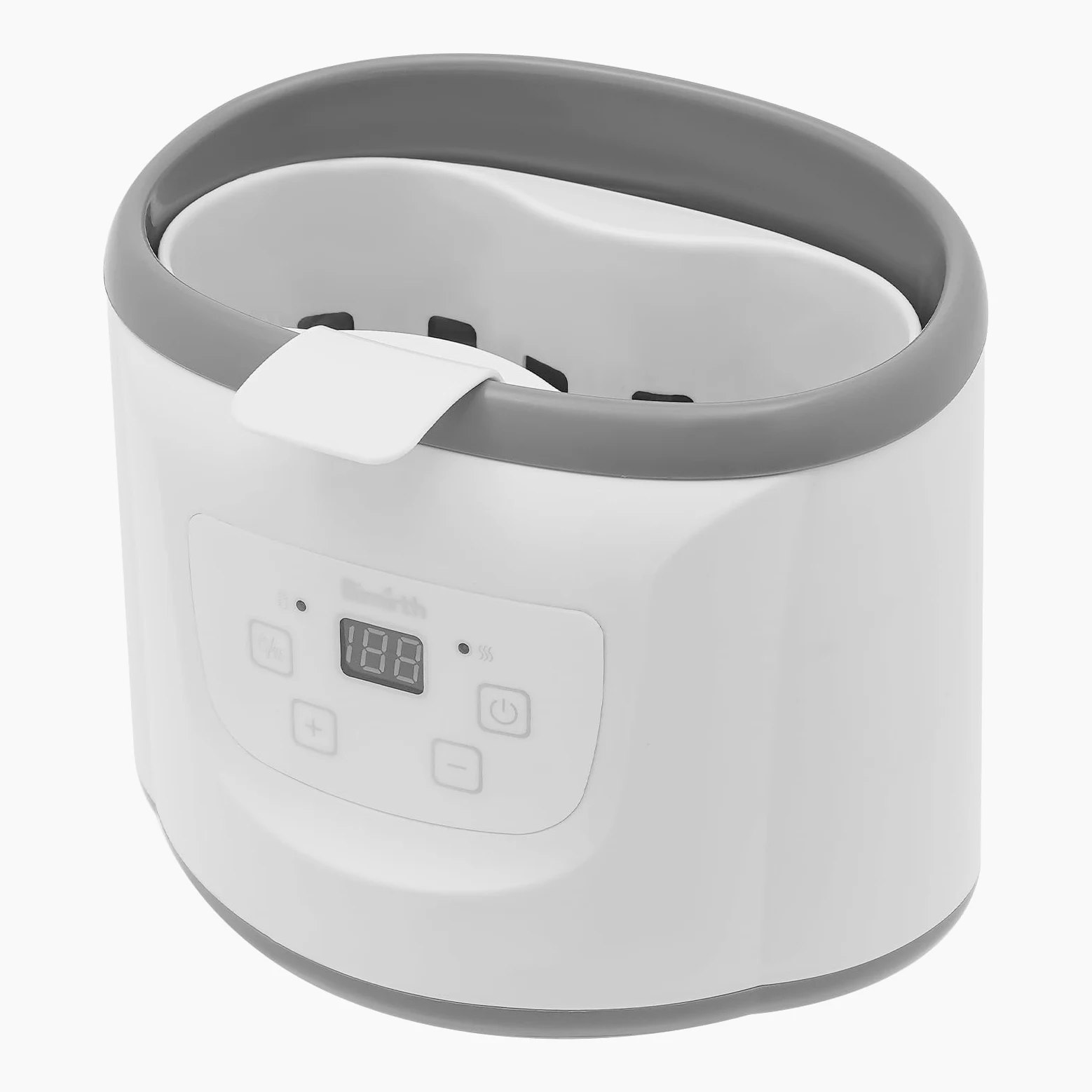 Scaldabiberon Baby 6 in 1, sterilizzatore per biberon con controllo della temperatura, protezione di spegnimento e display a LED, funzione di mantenimento del calore, scongelamento per famiglie,