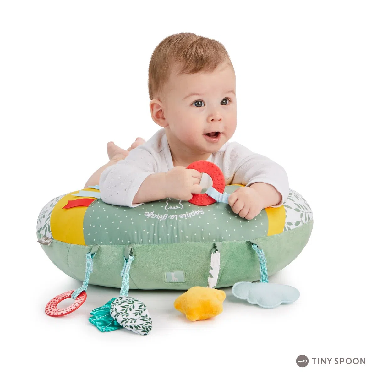 SOPHIE LA GIRAFE, Cuscino attività per neonati Cosy Play Sophie la giraffa, cuscino attività per neonati