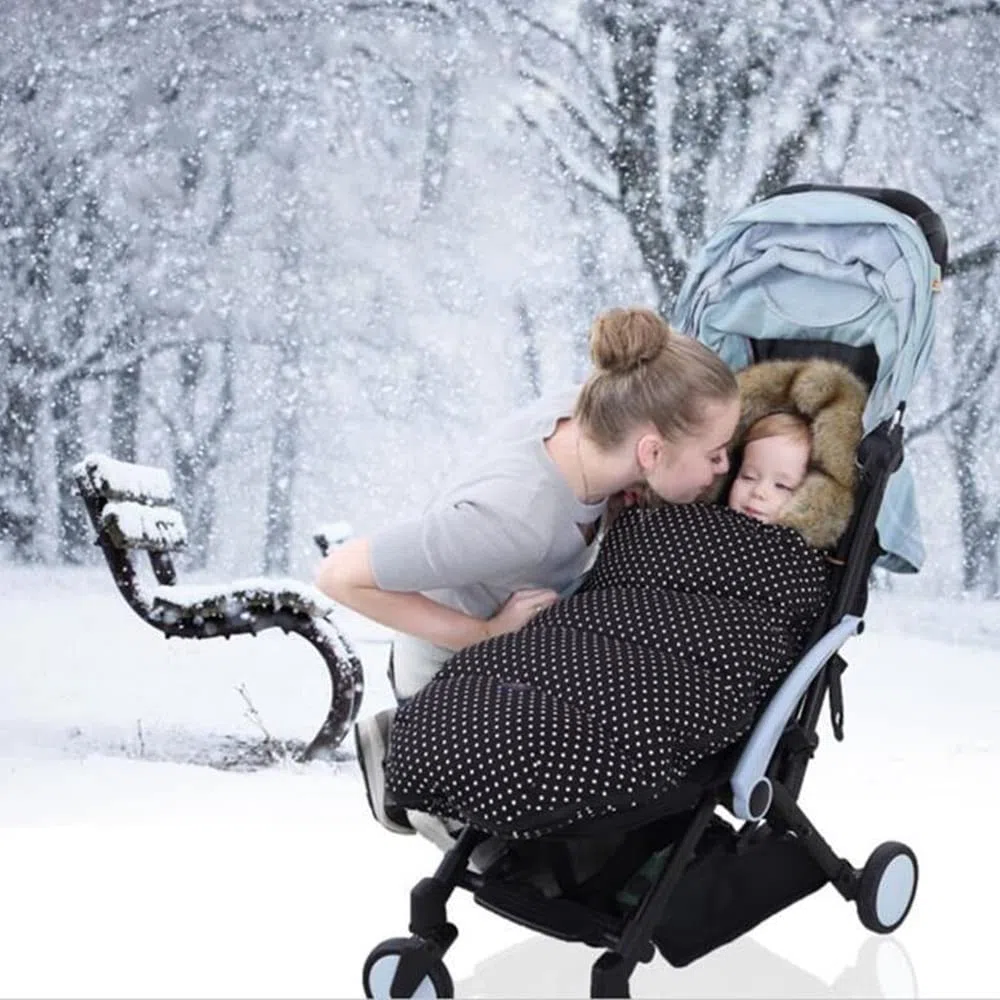 Sacco A Pelo per Passeggino Universale Sacco A Pelo Invernale Caldo per Passeggino Impermeabile e Antivento, Adatto per Passeggini, Carrozzine, Lettino per Bambini