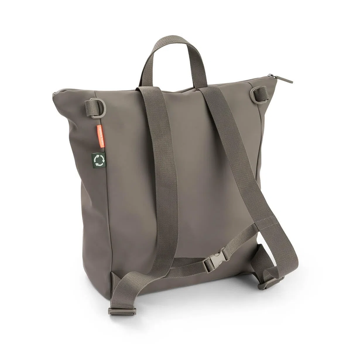 Done by Deer Zaino fasciatoio, fasciatoio pieghevole e due ganci per passeggino, borsa fasciatoio in 100% poliestere riciclato con rivestimento in PU