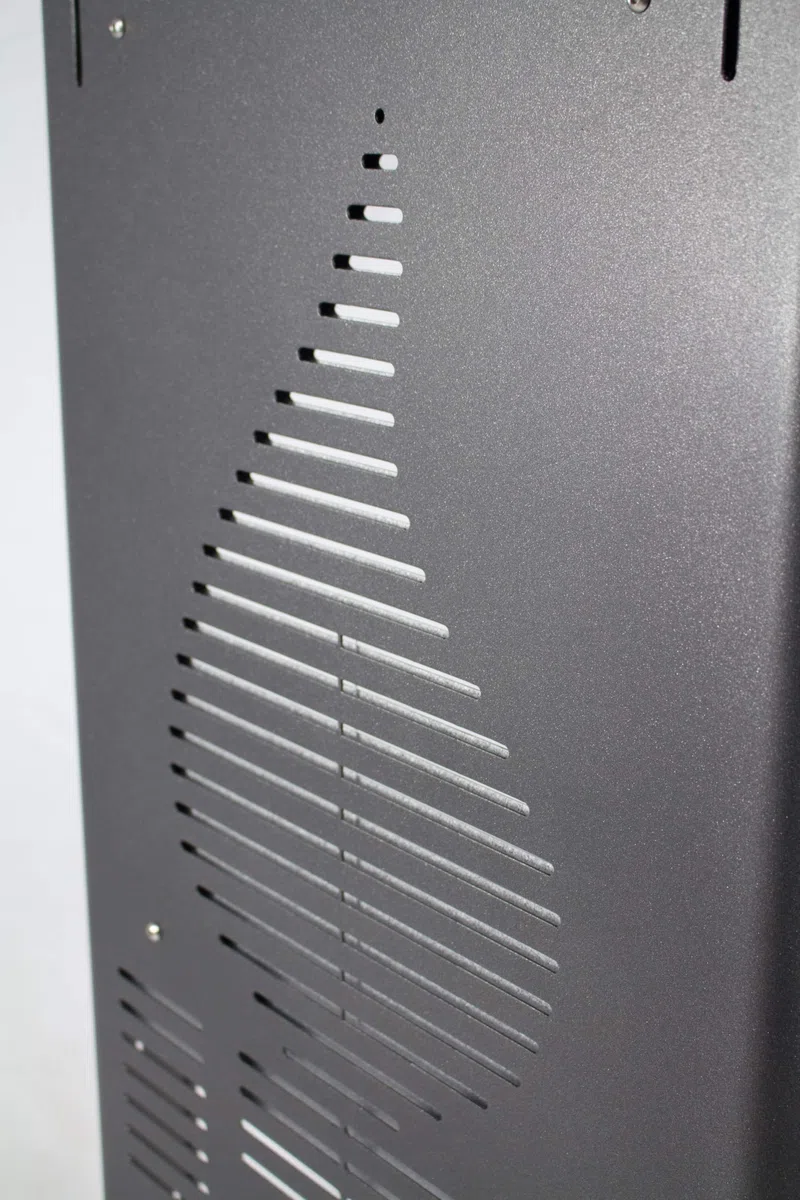 PROTEZIONE STUFA CON DOPPIO PANNELLO PER LA MASSIMA SICUREZZA DEI BAMBINI CONTRO LE USTIONI NUOVO MODELLO (NERO ANTRACITE CON BASE)