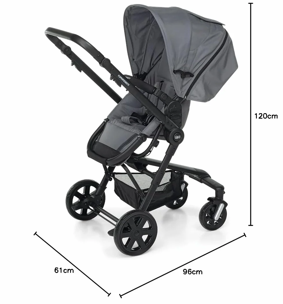 Foppapedretti Up3 i-Size sistema combinato Titanio