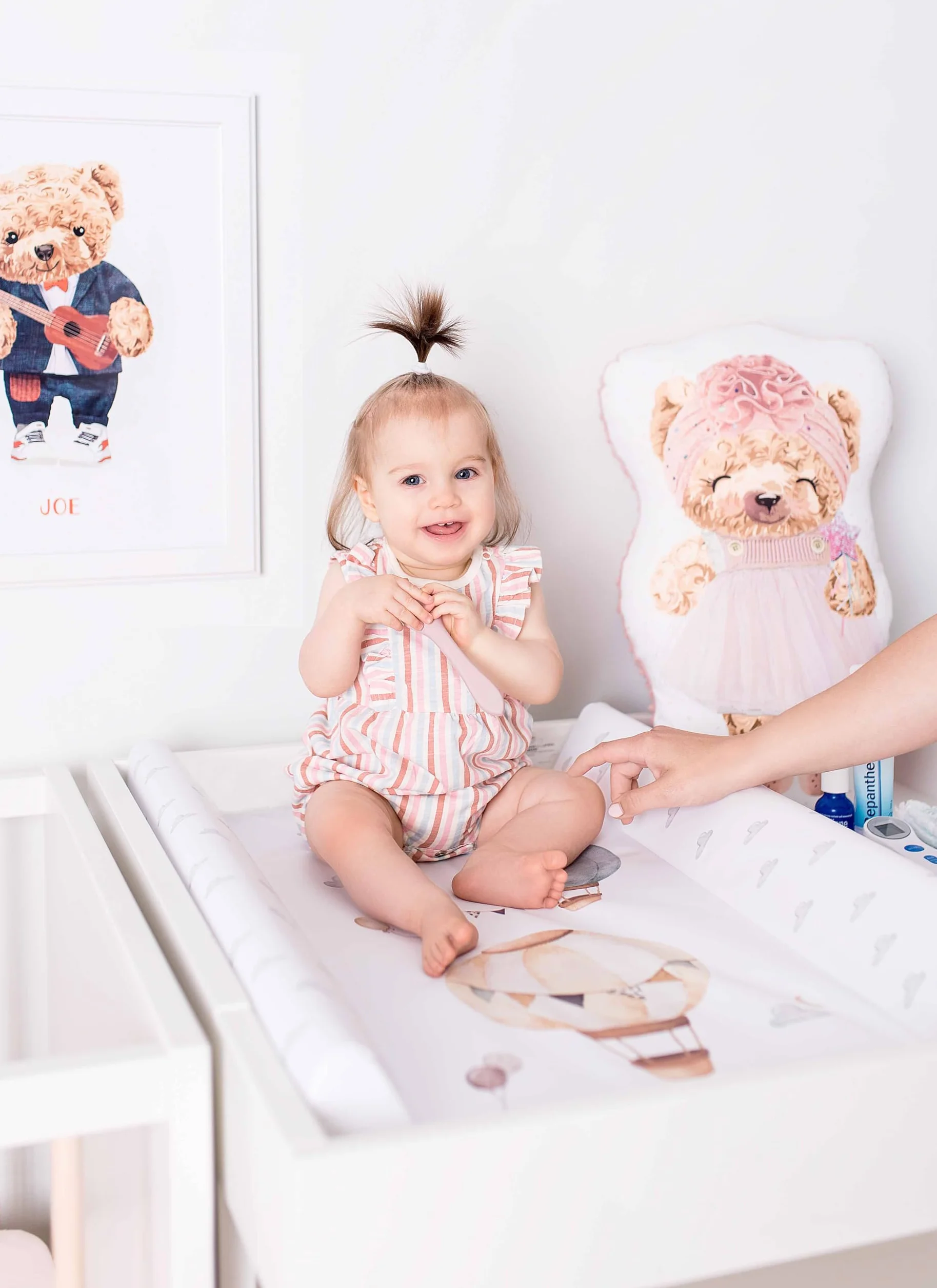 Ceba Baby® Fasciatoio Materassino - Fasciatoio neonato morbido - 70x50 cm - 2 Cunei Cuscino Fasciatoio Lavabile per bambine e bambini - certificato Öko-Tex - Topo