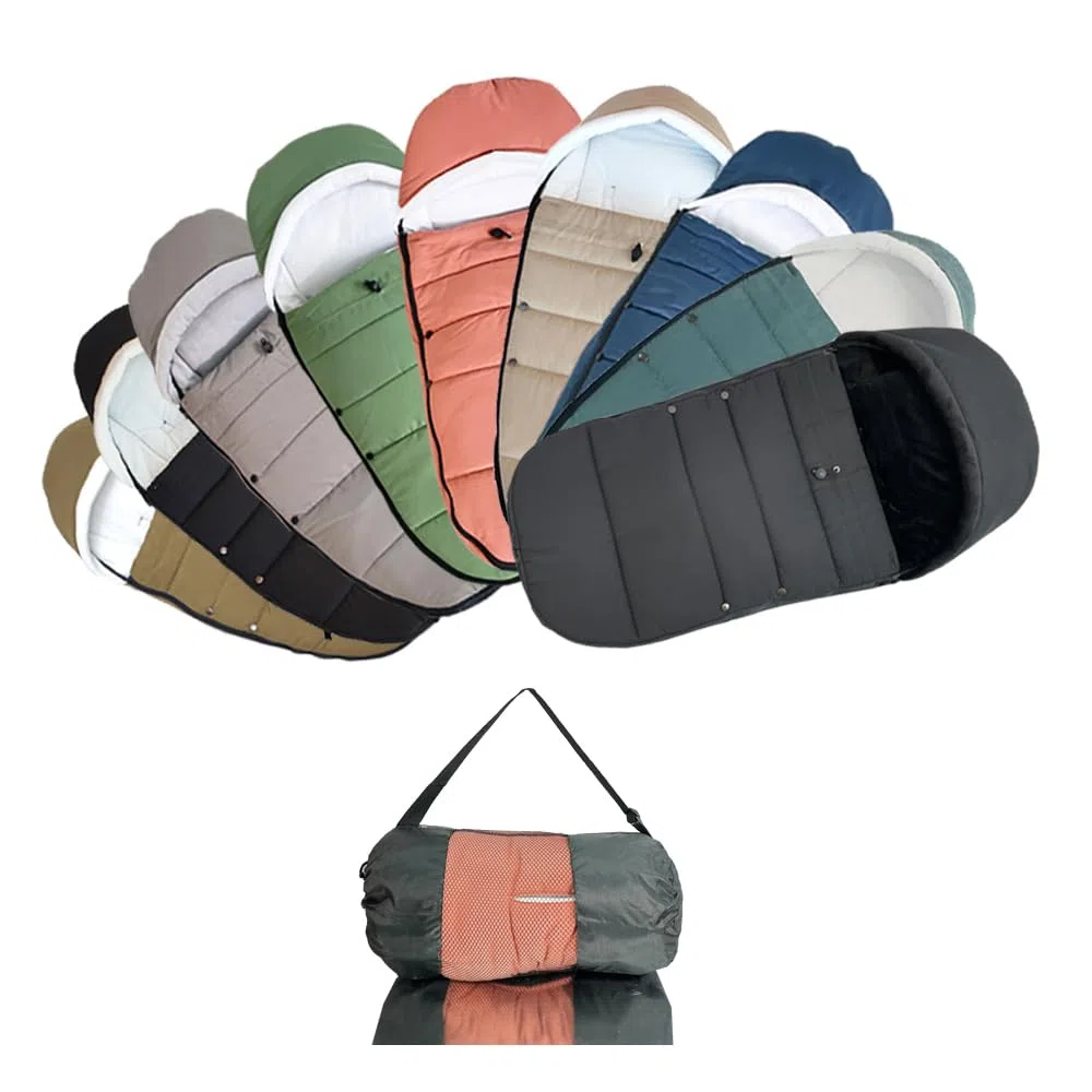 Coprigambe universale per passeggino compatibile con Babyzen YOYO/YOYO2, Stokke YOYO3 e Bugaboo, tessuto antivento e antigelo, facile da pulire (nero)