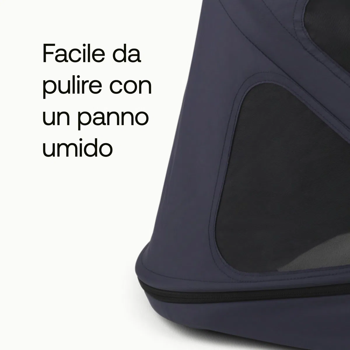 Bugaboo Donkey Cappottina Breezy, Estensibile per una maggiore copertura e una Protezione Solare ottimale, Resistente all'Acqua, Compatibile Con Tutti i Passeggini Donkey, Deep Indigo