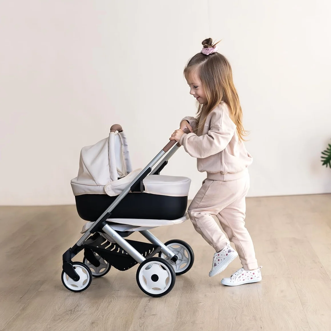 Smoby Maxi-Cosi Passeggino Carrozzina Beige 3 Anni