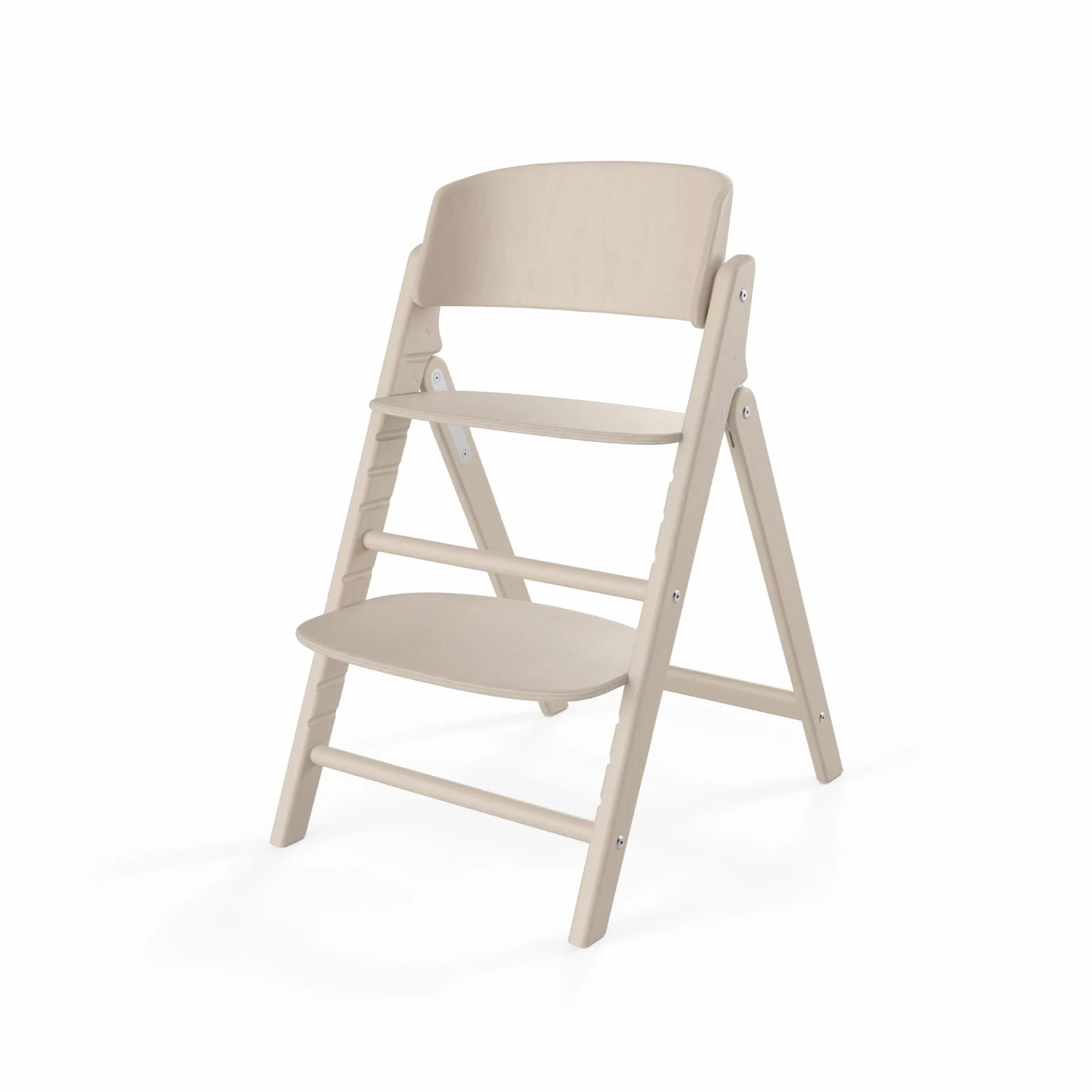 CYBEX Gold CLICK & FOLD Set seggiolone 4in1, cresce con il bambino, dalla nascita fino a 99 anni, incl. Gold Bouncer Nest, set per neonati e vassoio, legno di faggio/cotone/plastica, Light Natural