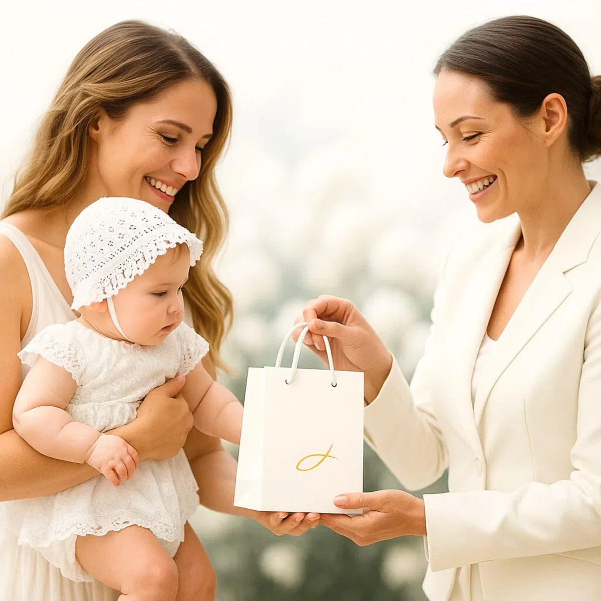 fish Collana per battesimo ragazza/ragazzo/argento/oro, anello per battesimo con angelo custode, ciondolo a forma di angelo custode, collana per bambini, regalo per battesimo e nascita