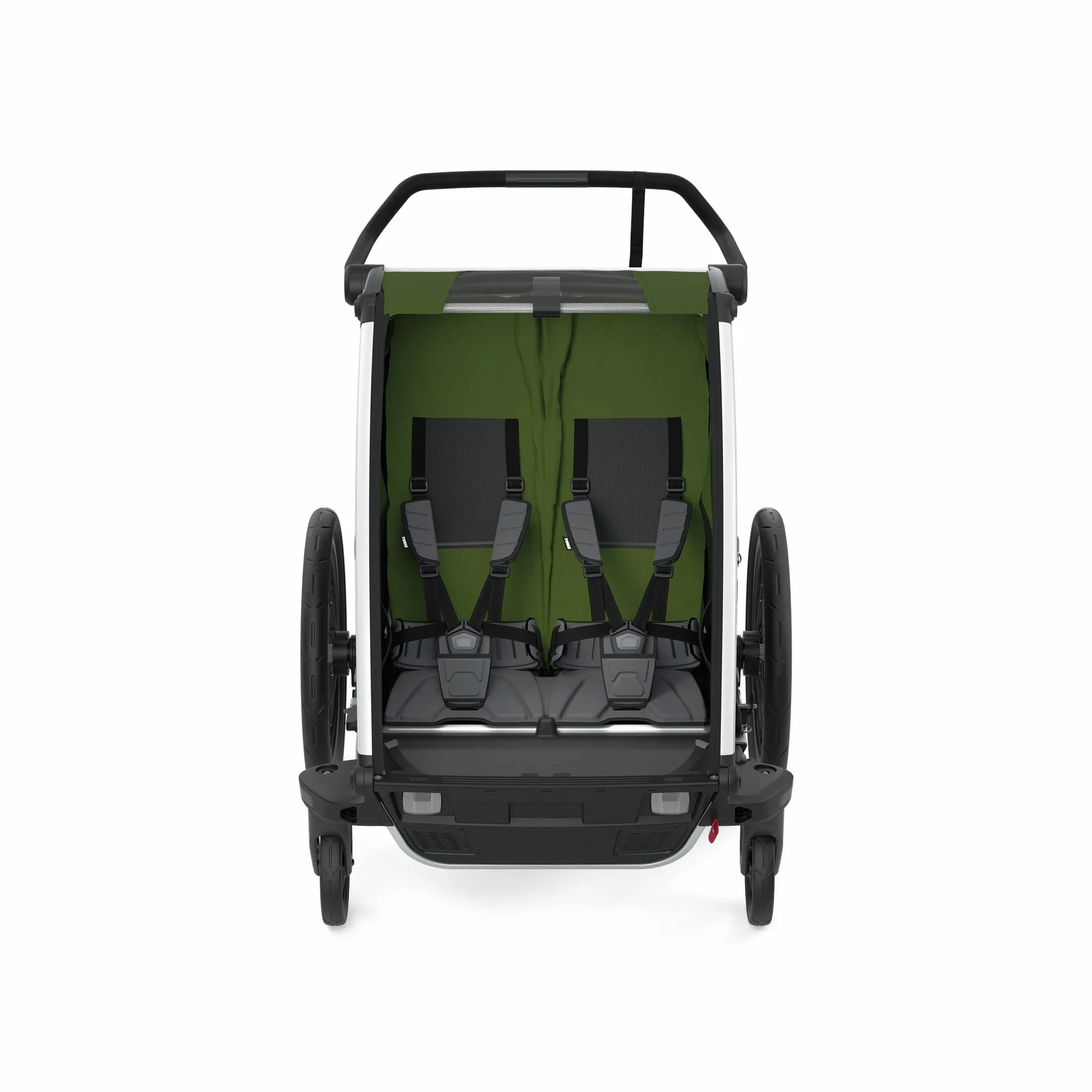 Thule Chariot Cab Rimorchio Per Bici Multisportivo Aluminum/cypress green, One-Size