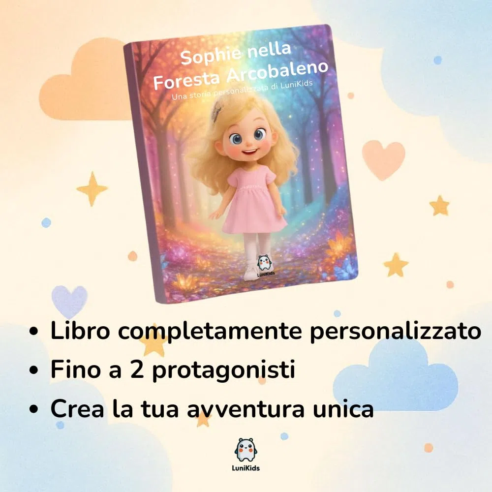 Libro Personalizzato per Bambini – Storia Unica con Illustrazioni su Misura | Libro con nome, foto, eroe e avventura | Regalo per il tuo bambino | Copertina Rigida o Flessibile (Copertina flessibile)