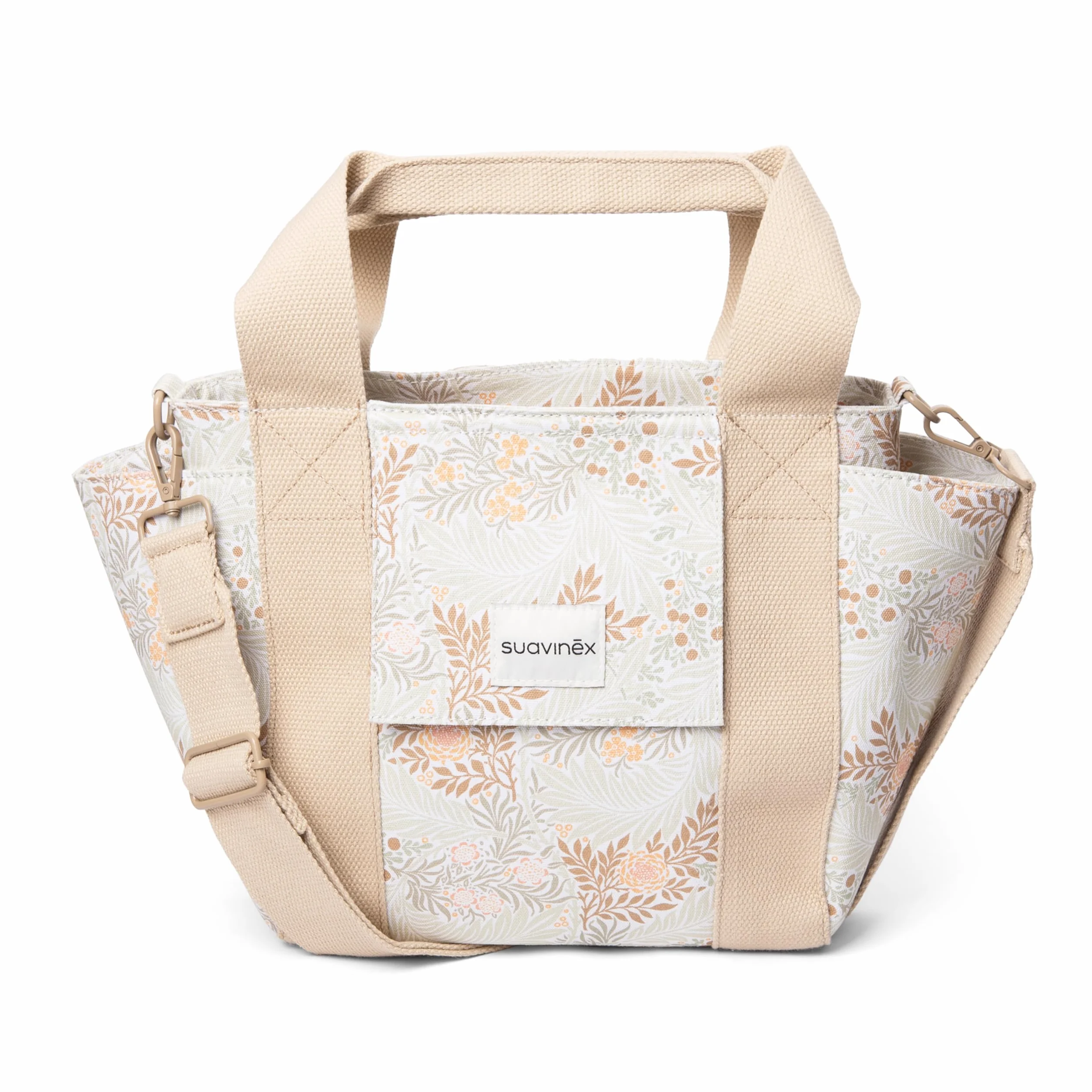 Suavinex Borsa Maternità Organizer per Passeggino con Manici Regolabili, Beige