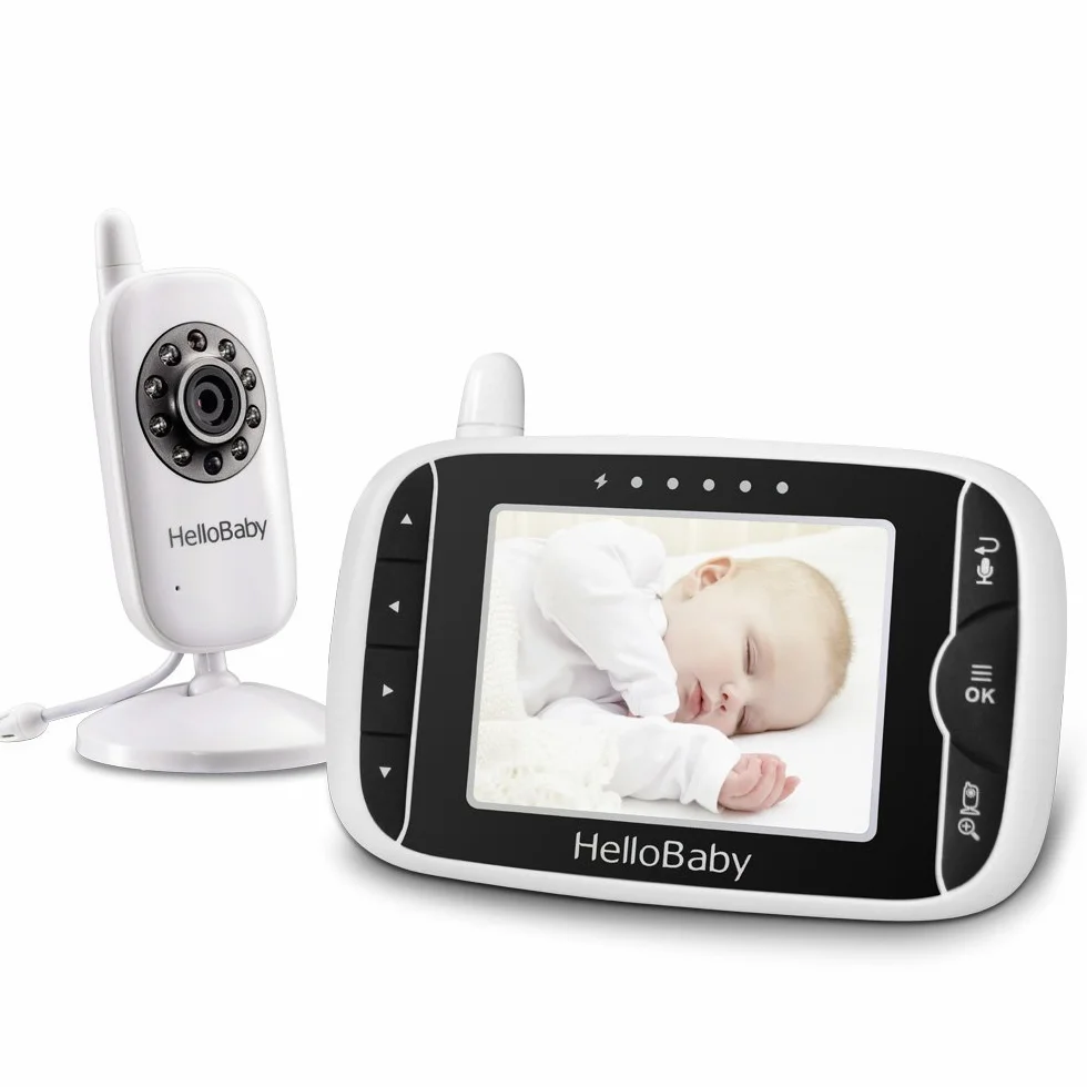 HelloBaby HB32 Visione Notturna Video Baby Monitor 2 vie Citofono
