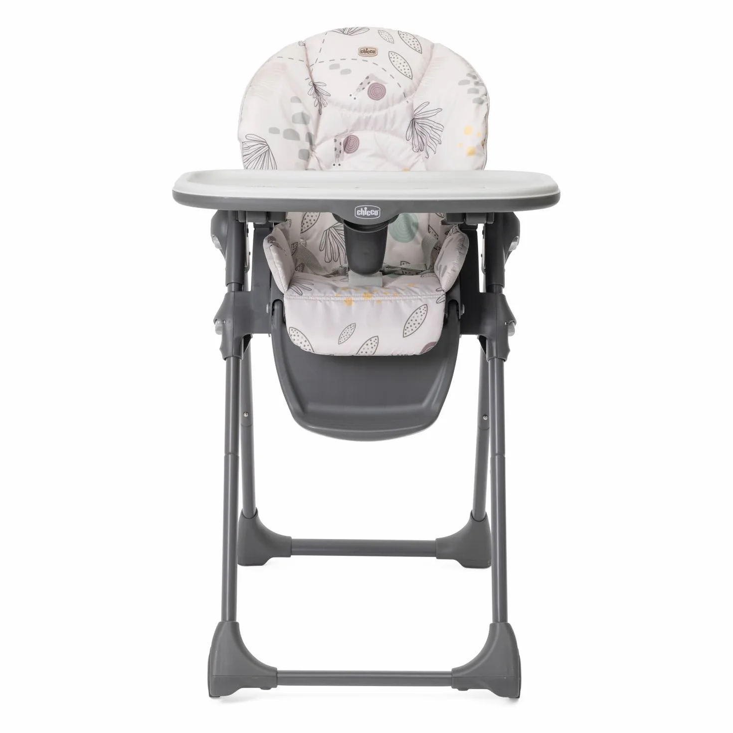 Chicco Polly Easy Seggiolone Pappa Evolutivo Reclinabile Regolabile 4 Ruote Woodland