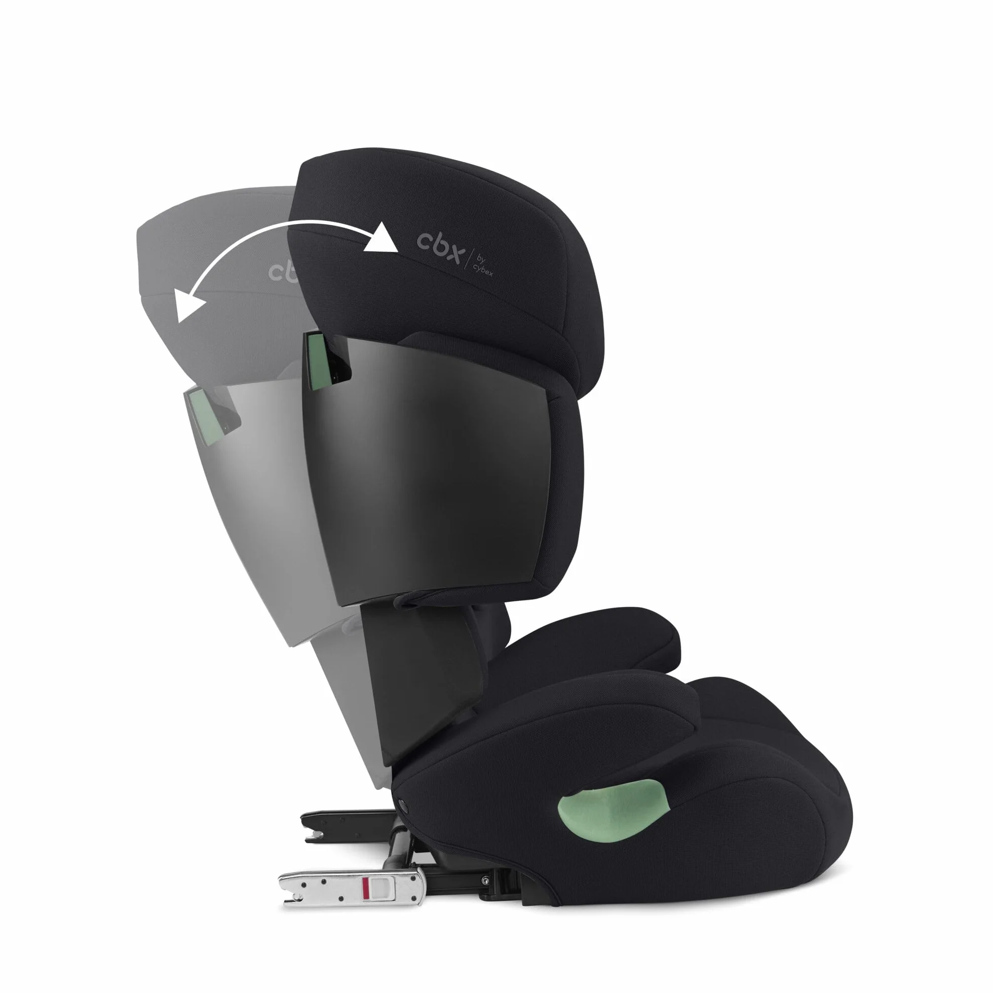 CBX by CYBEX Seggiolino Auto per Bambini Solution X i-Fix, Per Auto Con e Senza ISOFIX, Per Bambini da circa 3 a 12 Anni (100 - 150 cm), Da 15 a 50 kg circa, Pure Black
