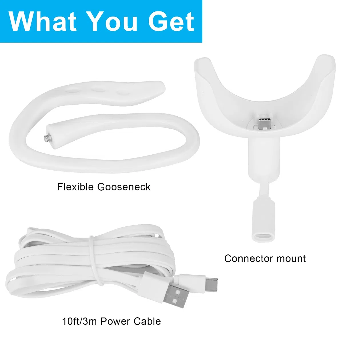 Didalo Supporto flessibile compatibile con baby monitor Nanit Pro, il supporto flessibile per baby monitor si attacca alle mensole della culla, senza attrezzi o danni alla parete (fotocamera non