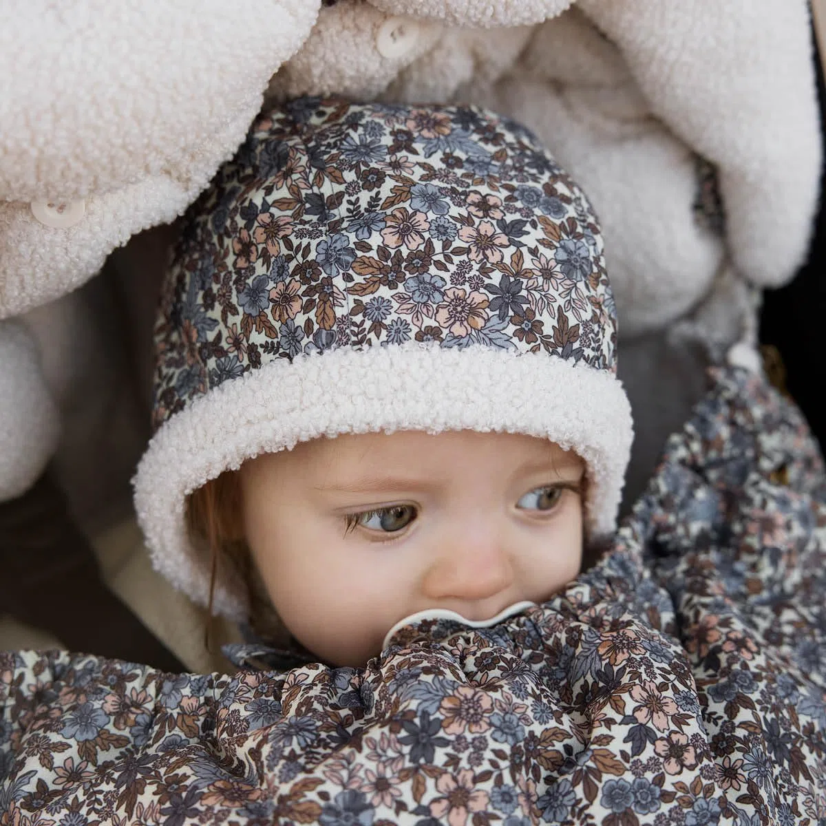 Elodie Details Sacco Passeggino Invernale Universale - Coprigambe Imbottito, Sacco Termico Antivento e Impermeabile, Morbido e Caldo, Compatibile con Passeggini e Carrozzine - Giardino Blu