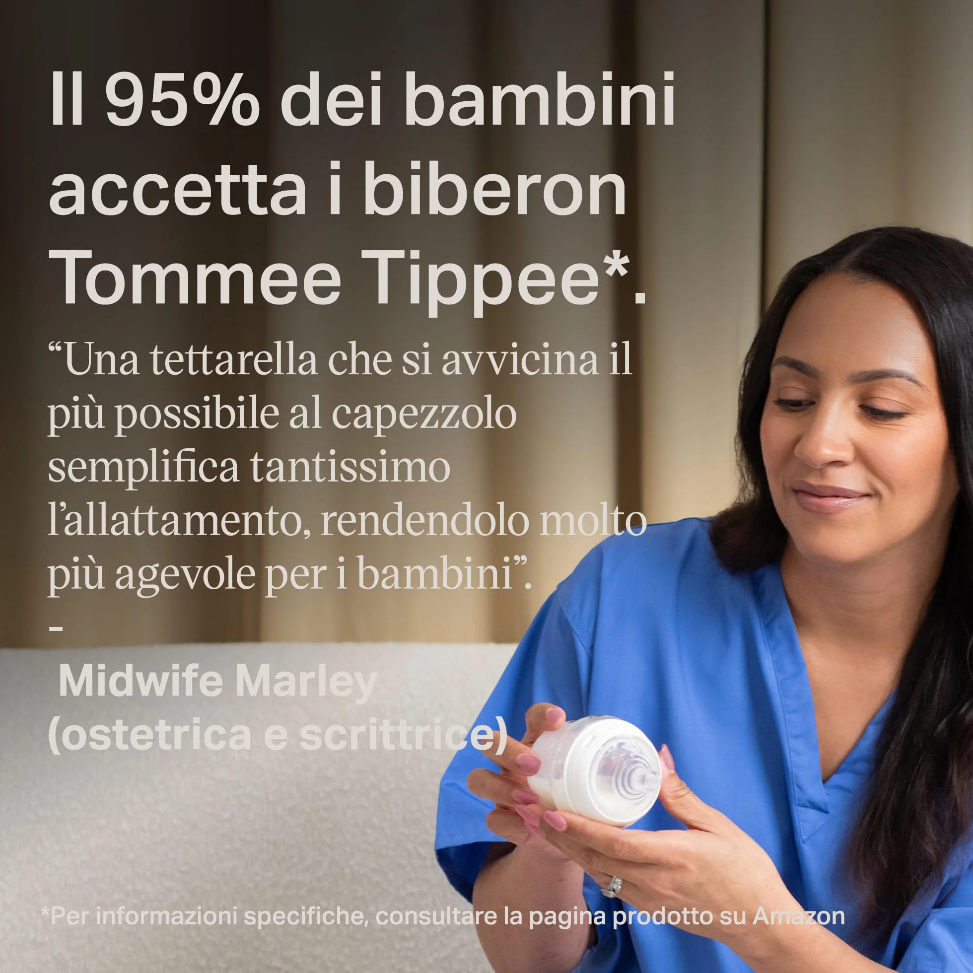 Tommee Tippee biberon anti-colica Natural Start 260ml, con tettarella simile al seno materno, valvola anti-colica, autosterilizzante, 6 pezzi