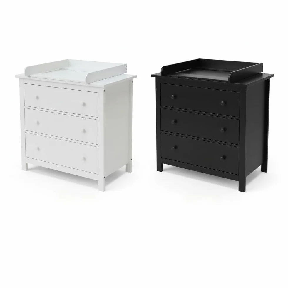 Fasciatoio in legno laminato bianco per cassettiera IKEA Malm 79x9,6x76,3cm