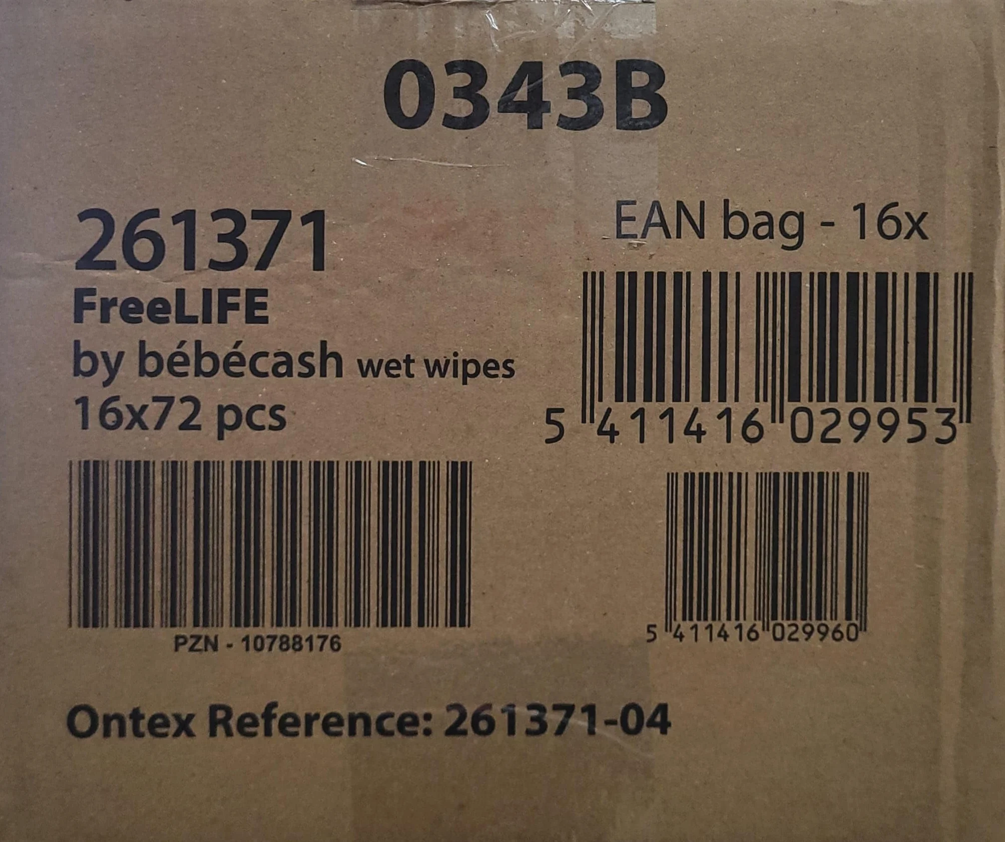 Salviettine Freelife per neonati, 72 x16 confezioni. 1152 unità di salviettine