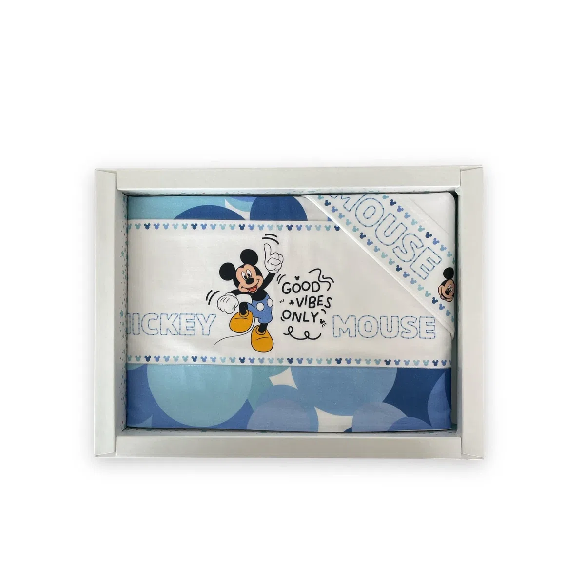 Disney Ellepi Baby - Set Lenzuola 3pz Per culla/Lettino con Sbarre in Puro Cotone 100% (Mickey 6)