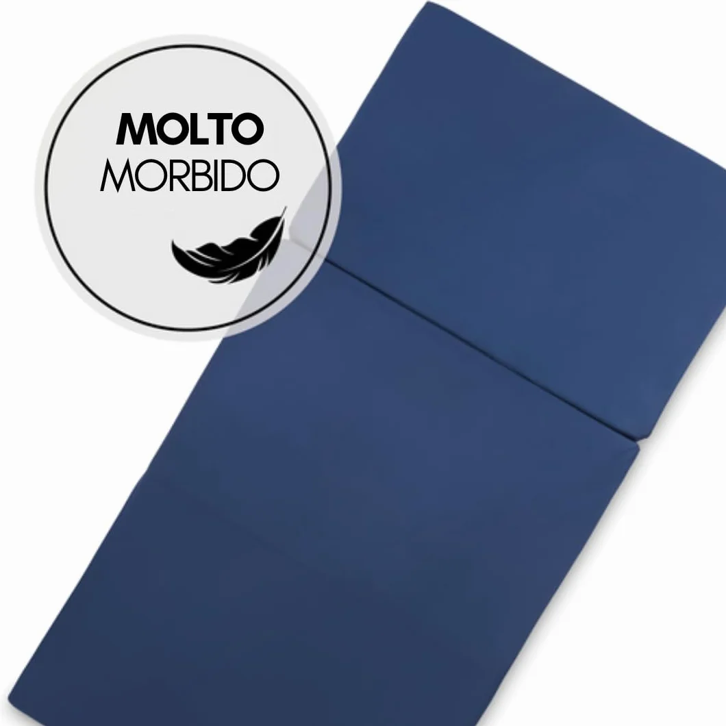 hauck Sleeper Materassino da Viaggio Pieghevole 120 x 60 x 5 cm, Navy | Con borsa di trasporto, compatibili con vari lettini da viaggio hauck come Sleep N Easyfold o Dream N Play Plus