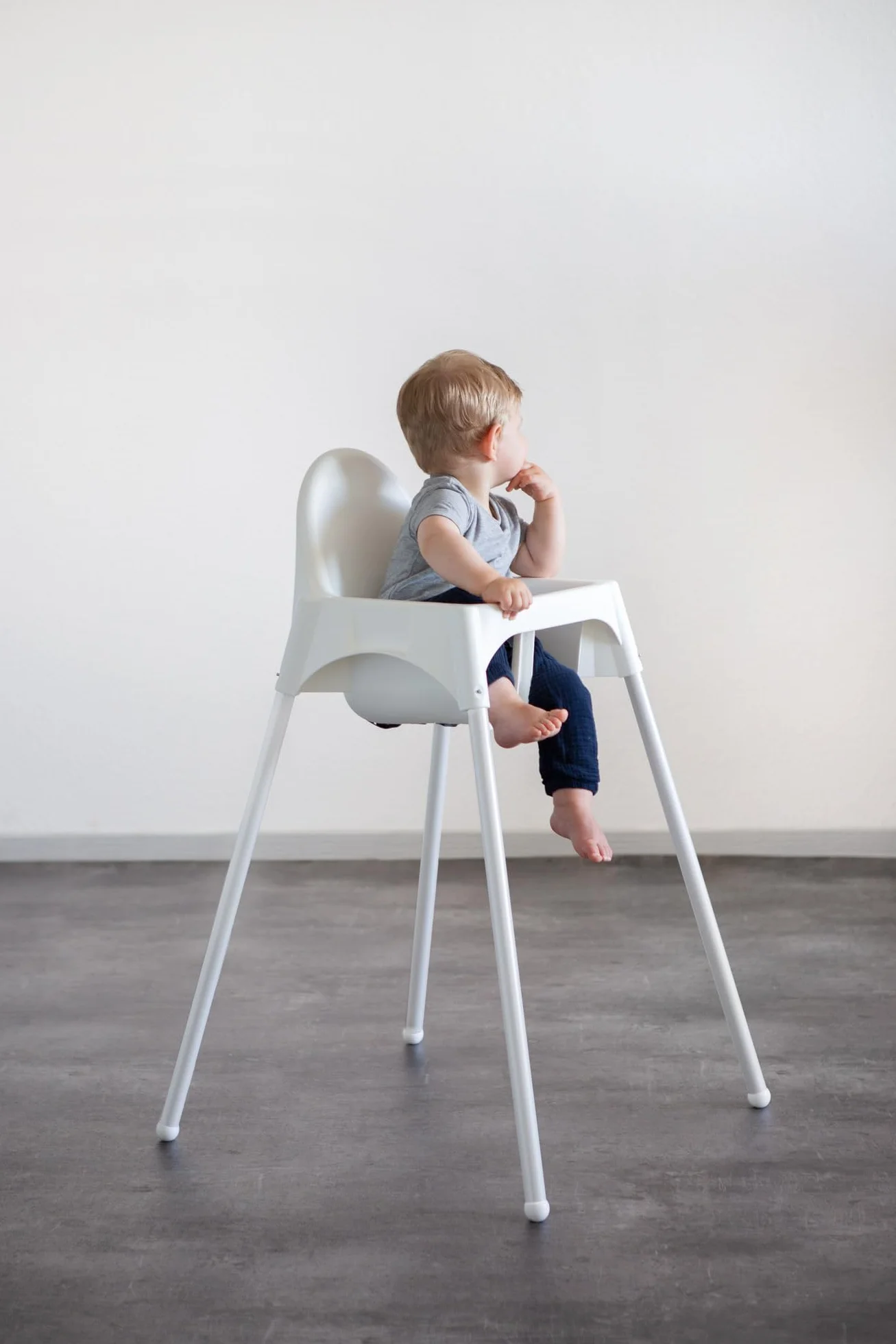 Ikea Antilop Seggiolino per Bambini con Cintura Bianco
