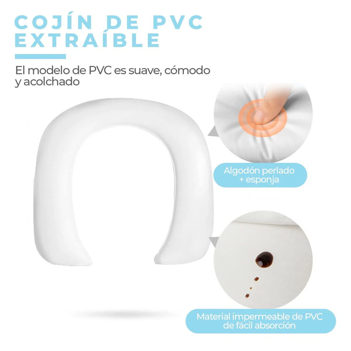 Edibaby, Riduttore Water Bambini, con Scaletta, per l’Addestramento alla Toilette, Portatile, Regolabile, Piena Compatibilità, Cuscino Imbottito, da 1 a 7 Anni (Blu e giallo)