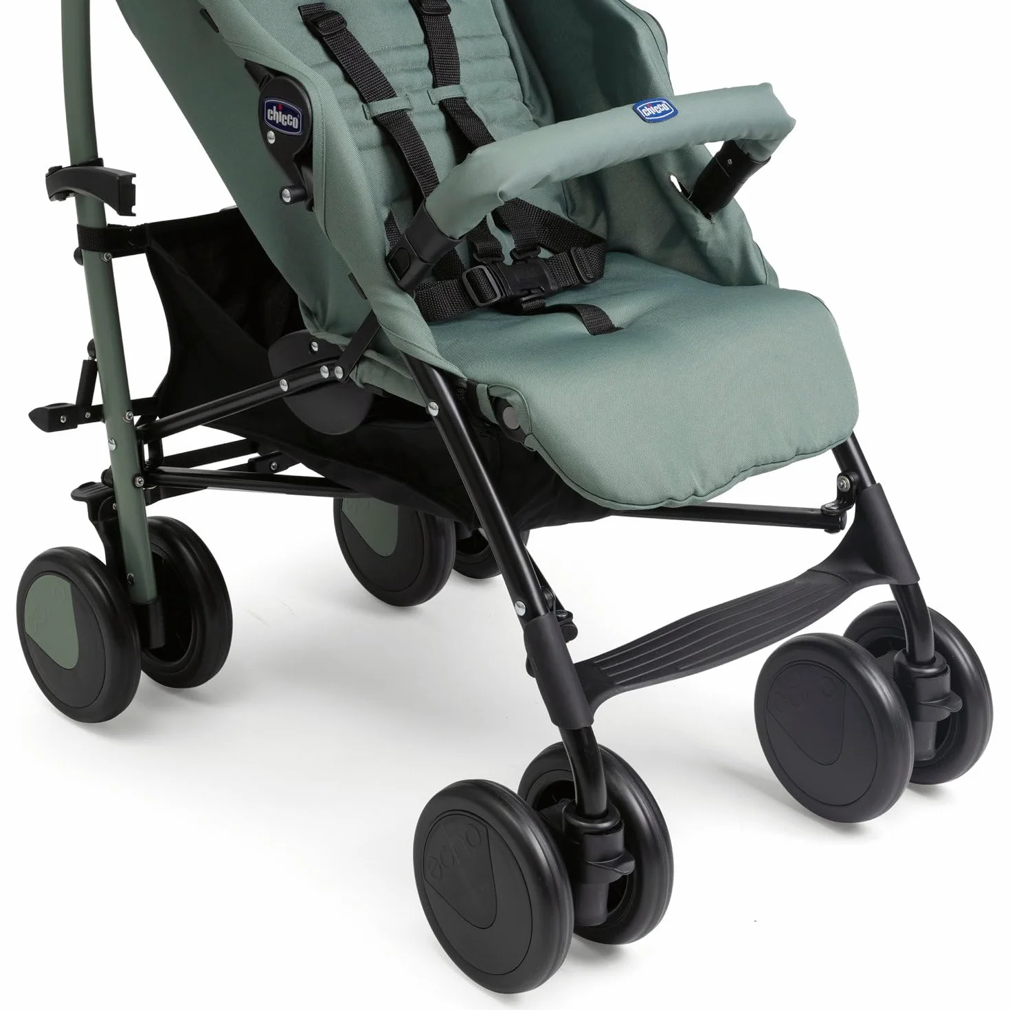 Chicco Echo Lite Passeggino Leggero 0-22 kg Schienale Reclinabile 4 Posizioni Ruote Anteriori Girevoli