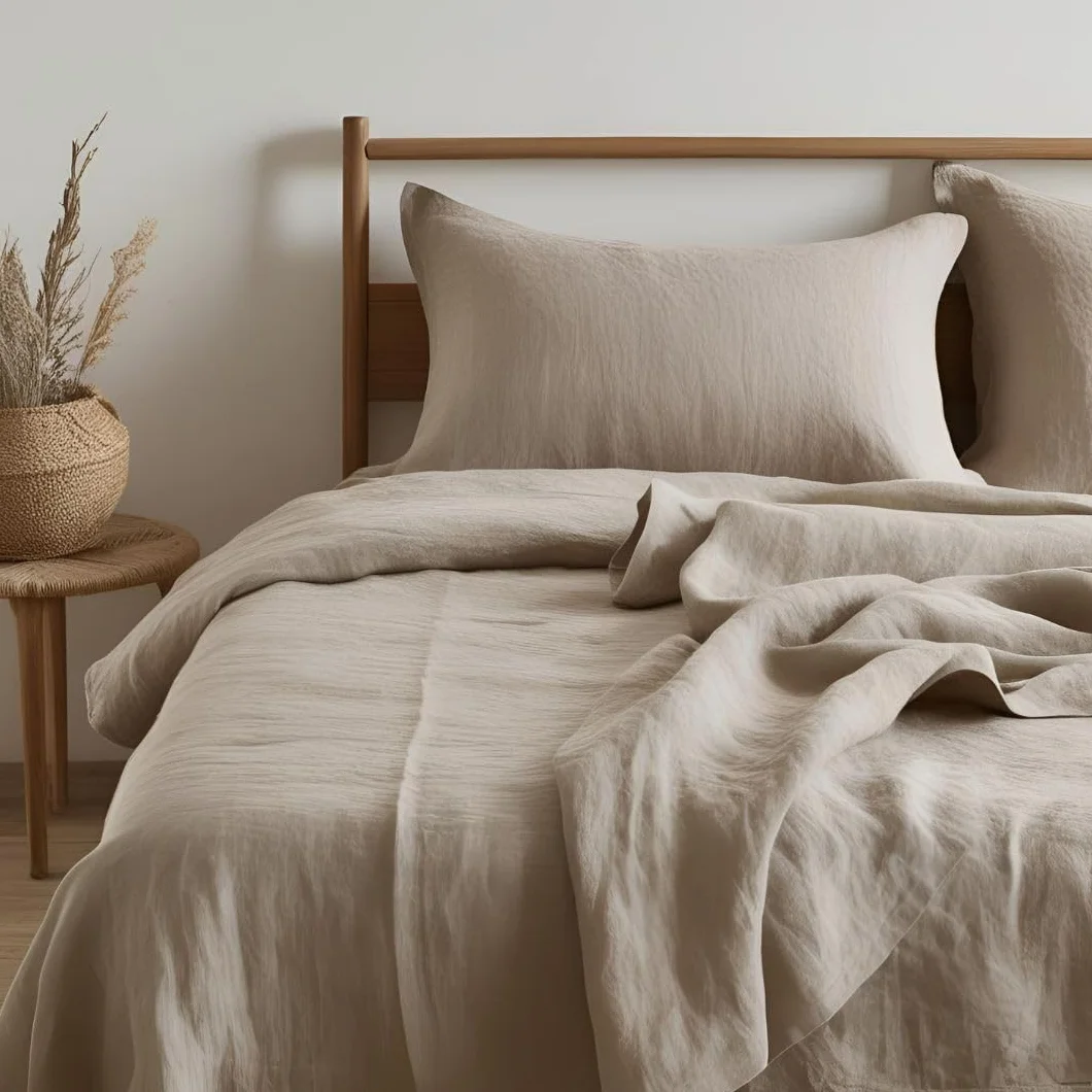 Federa letto in puro lino 100% Made in Italy 50x80cm