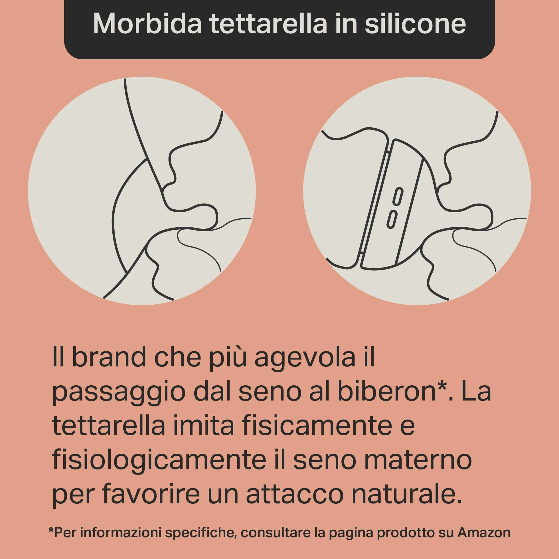 Tommee Tippee biberon anti-colica Natural Start 260ml, con tettarella simile al seno materno, valvola anti-colica, autosterilizzante, 6 pezzi