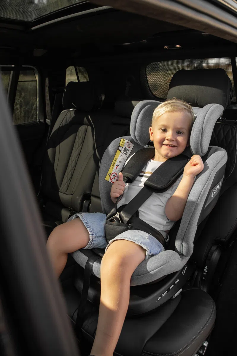 KidsZone Seggiolino Auto 0-36 kg Isofix i-Size, 40-150 cm - Seggiolino Auto Girevole 360 per Bambini Gruppo 0/1/2/3 - Top Tether, Reclinabile 5 posizioni, Regolabile in Altezza
