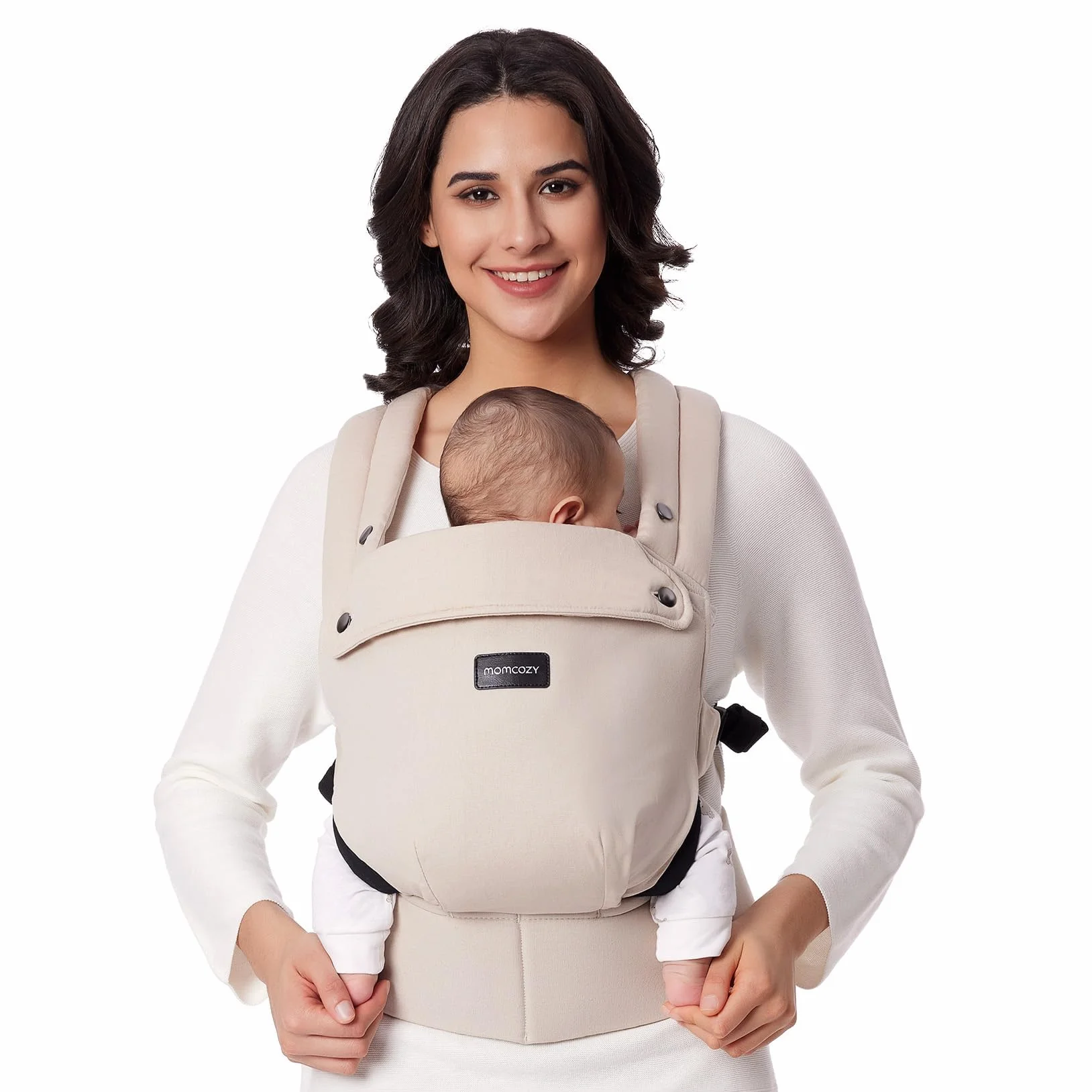 Momcozy Marsupio Neonato Ergonomico 3,2–20 kg (3-24 mesi) Cachi