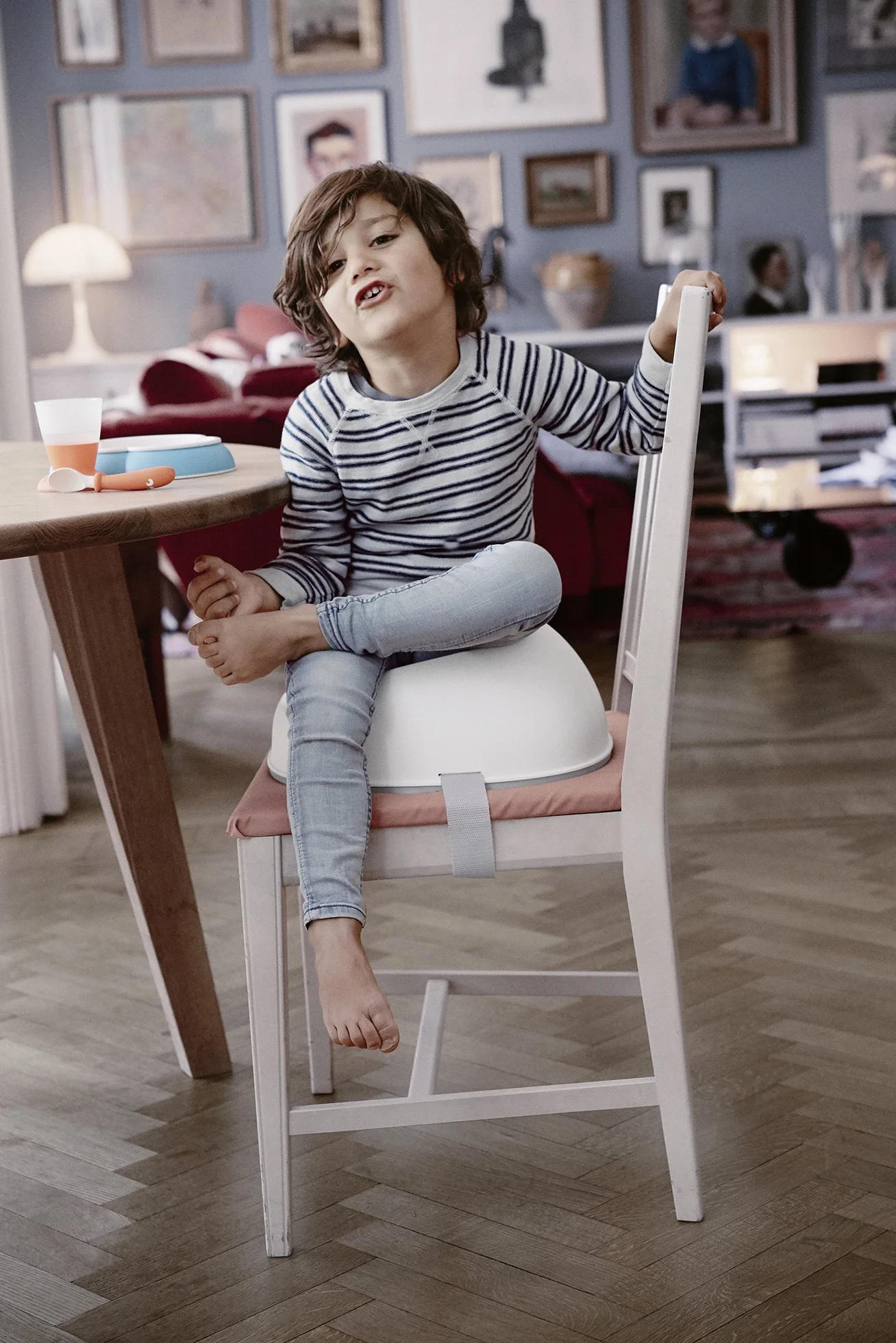 BABYBJÖRN Rialzo per Sedia Bianco