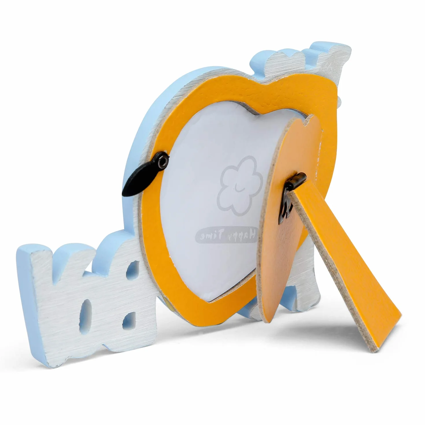 Baby Box Shop Cofanetto nascita per bambino con regali per bambini, con sonaglio per bambini, cornice portafoto in chiffon, bavaglino paio di calzini e guanti